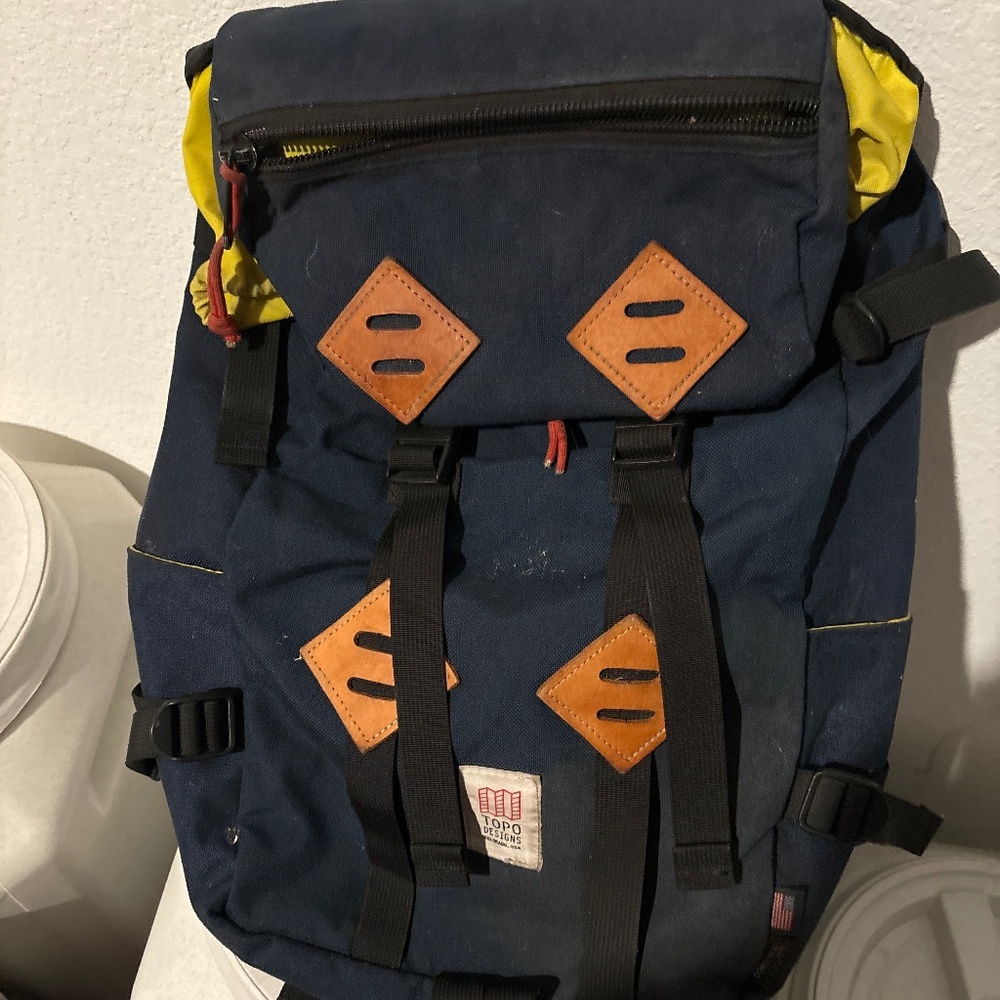 Topo designs top load day pack - made in USA